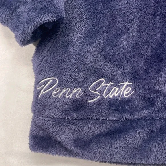Penn State Nittany Lions ProEdge Navy Blue Sherpa Fleece Full Zip Jacket XL - Picture 2 of 10